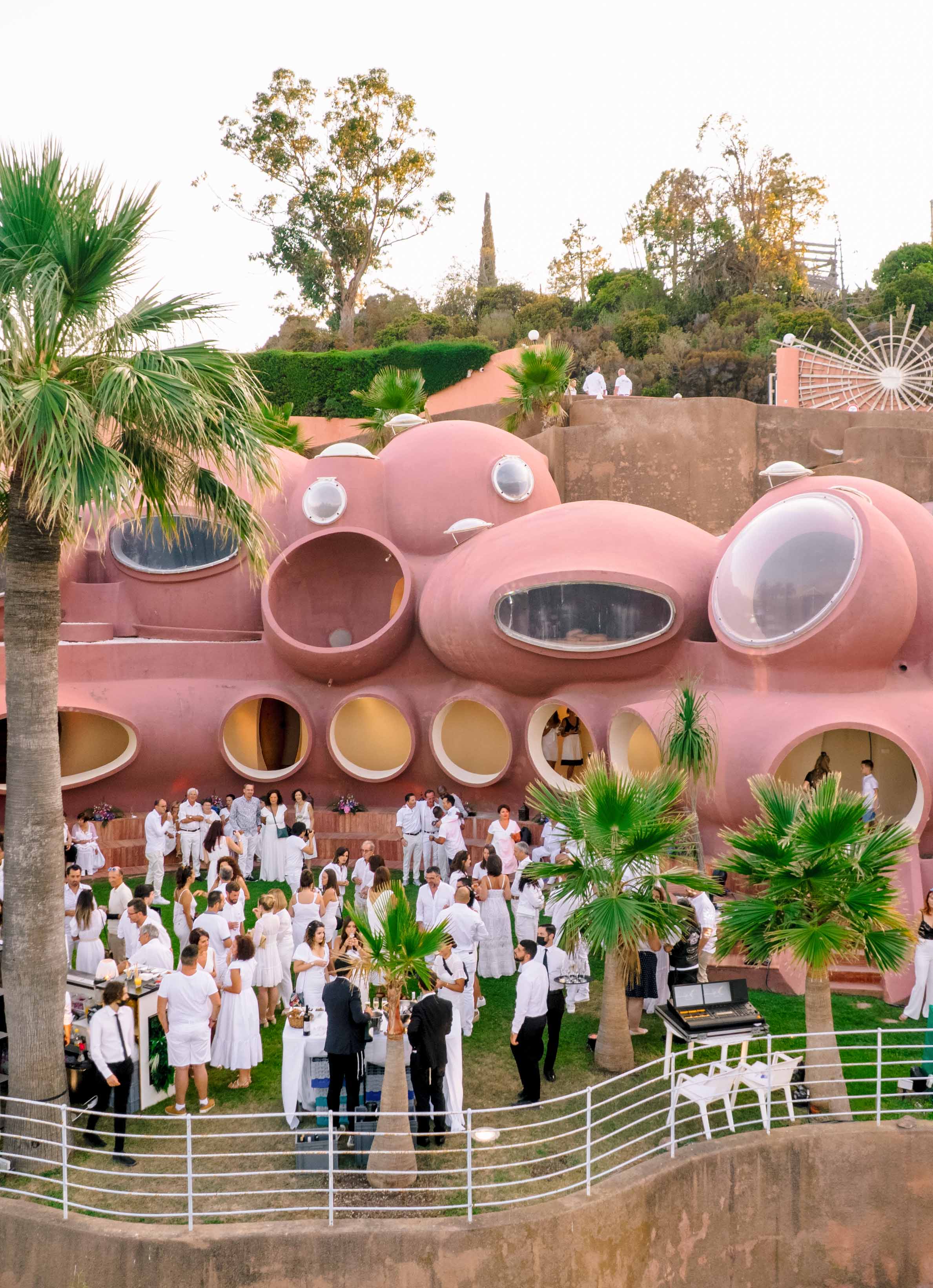 Destination wedding reception in France