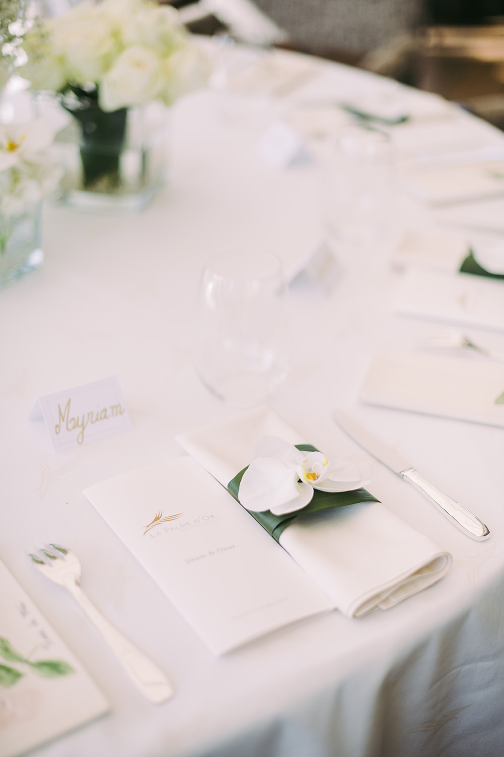 la table du restaurant