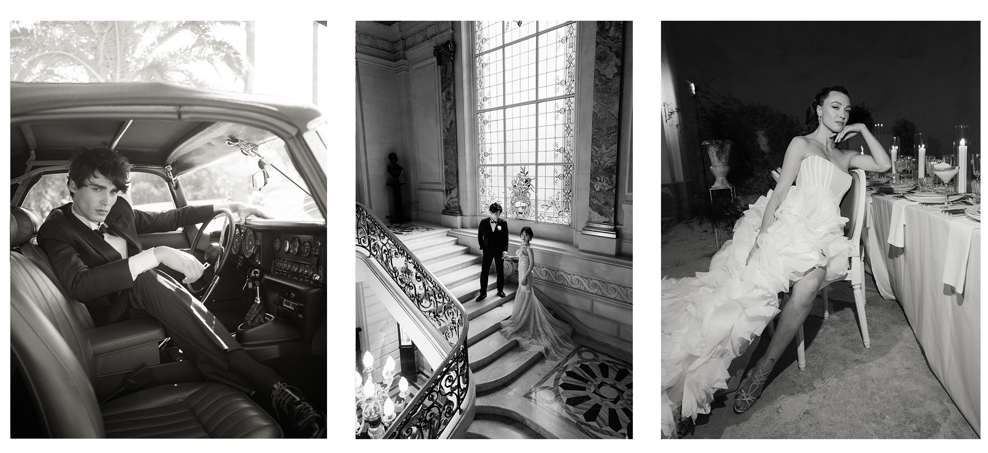 wedding with a beautifull wedding dress