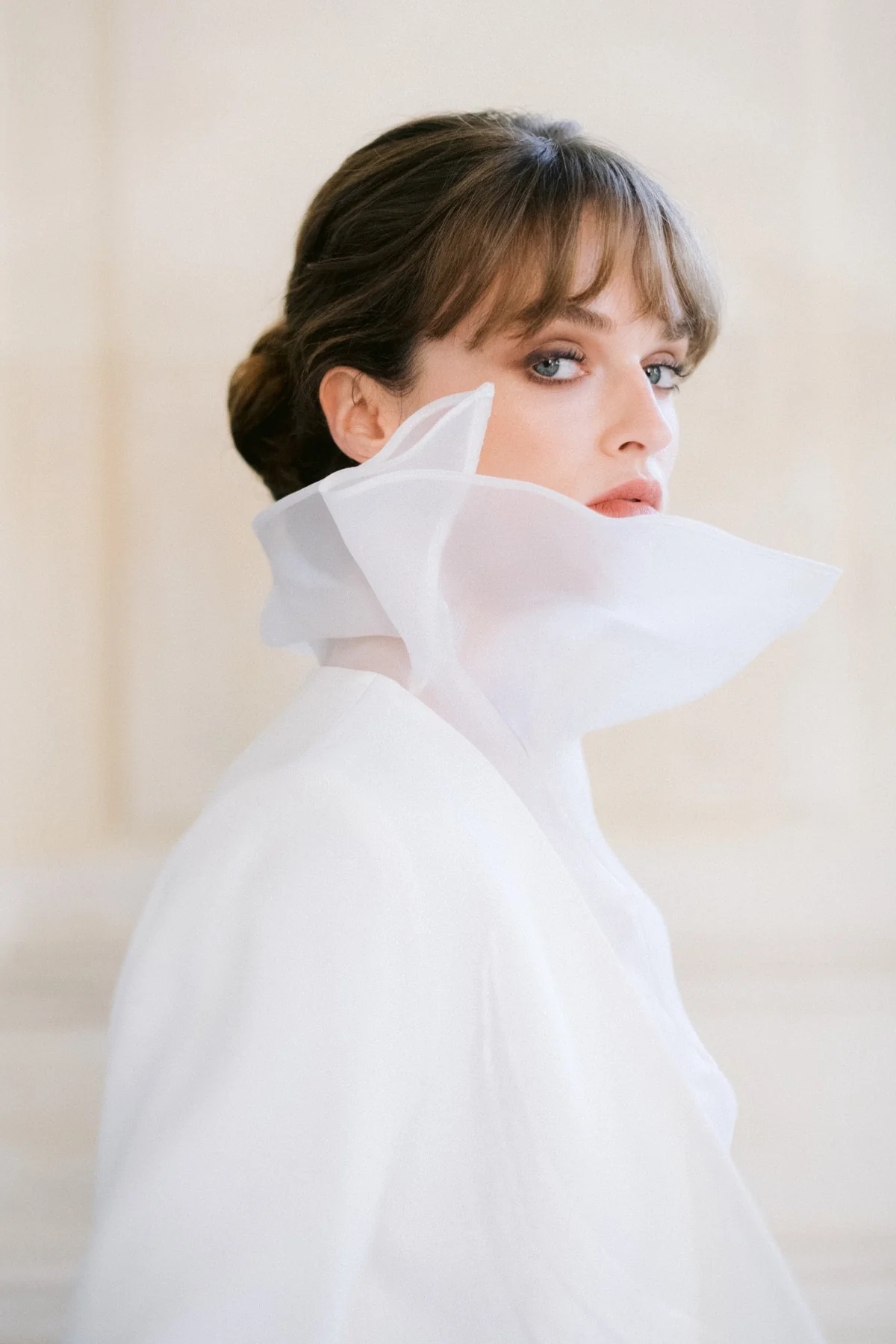 Fashion portrait photographed in Paris by Jérémy Froeliger for imagery published by Harper’s Bazaar Indonesia
