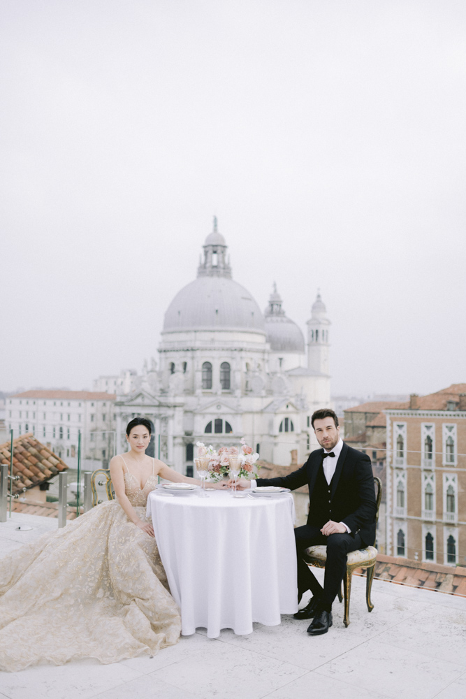  the grooms will soon eat on the roofs of the gritti palace for their wedding