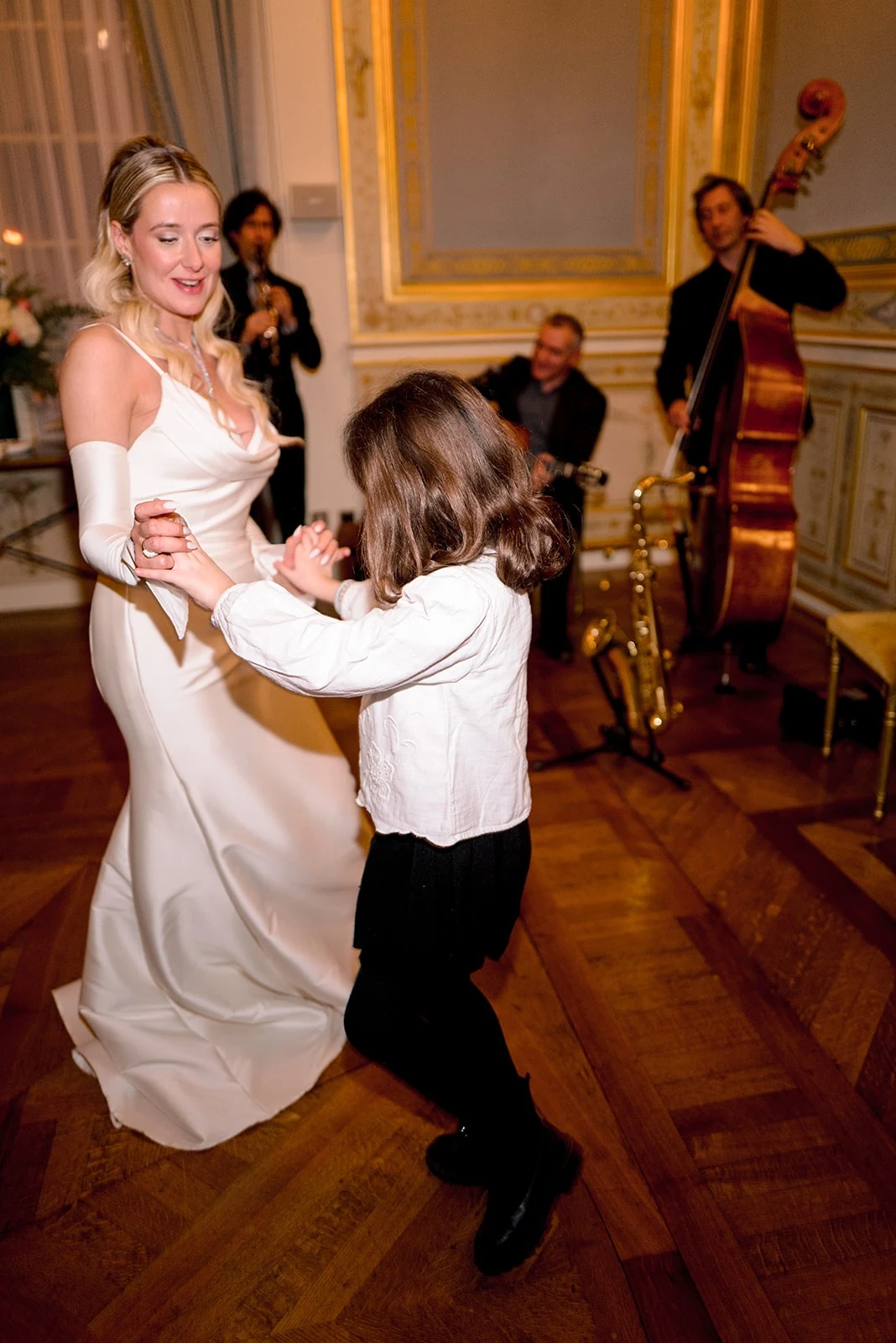 An elegant indoor ceremony or reception showing a seamless weather alternative.